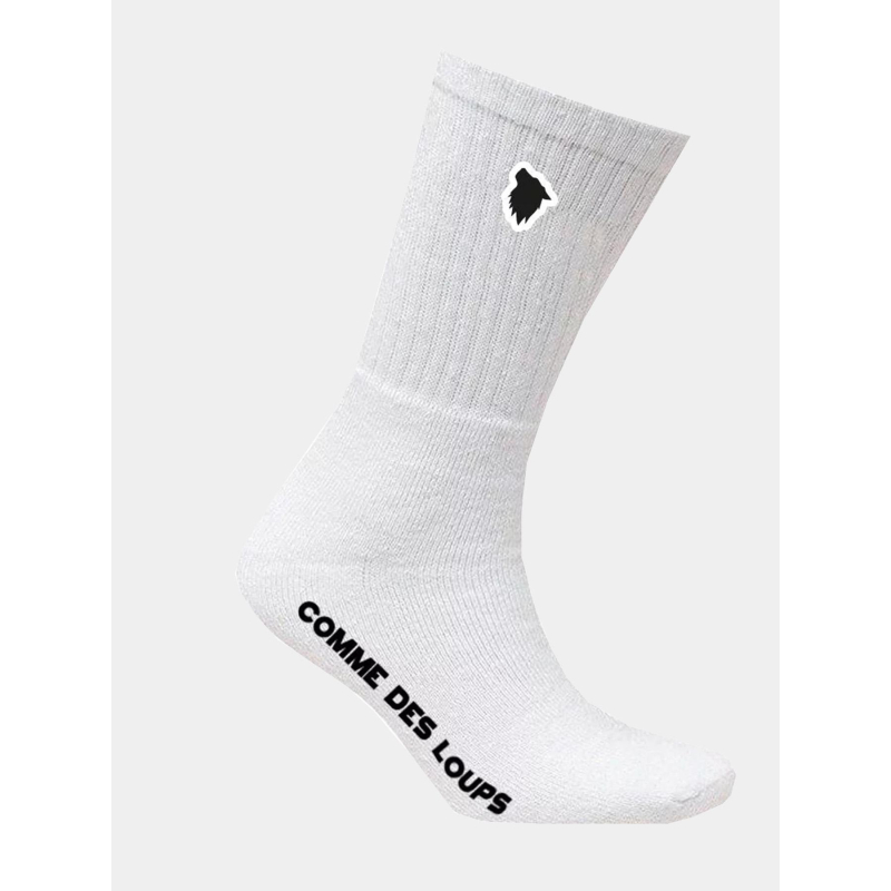 Pack de 3 paires de chaussettes tennis blanc homme - Comme Des Loups