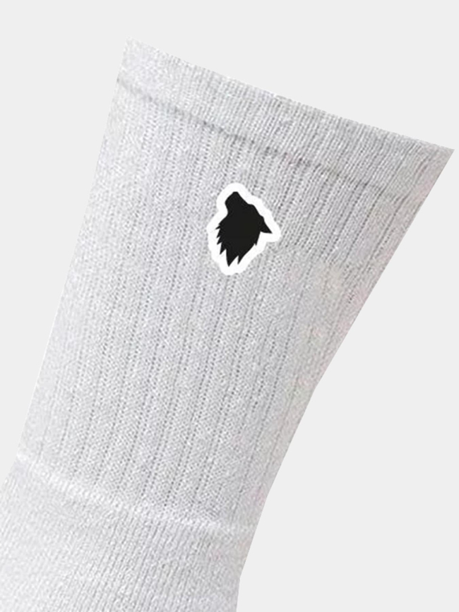 Pack de 3 paires de chaussettes tennis blanc homme - Comme Des Loups