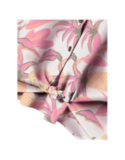 Chemisier noué fleurs vinaya blanc rose fille - Name It