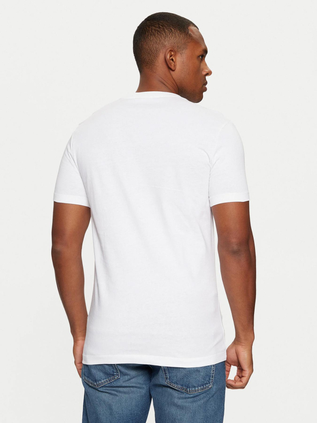 T-shirt à poche core monologo blanc homme - Calvin Klein Jeans