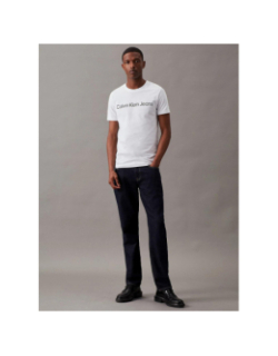 T-shirt core institutional logo blanc homme - Calvin Klein Jeans