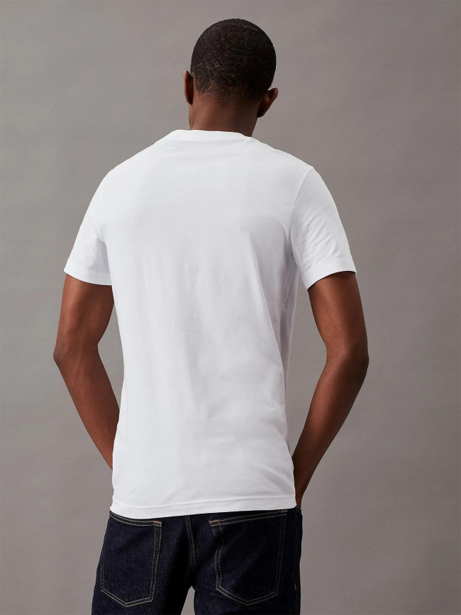 T-shirt core institutional logo blanc homme - Calvin Klein Jeans