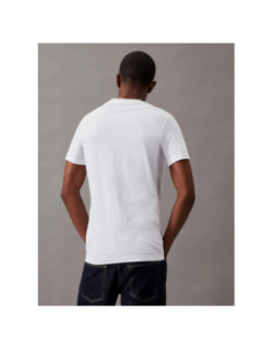 T-shirt core institutional logo blanc homme - Calvin Klein Jeans