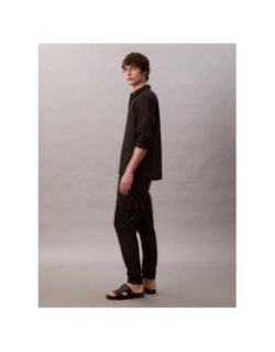 Pantalon cargo skinny en ripstop noir homme - Calvin Klein Jeans