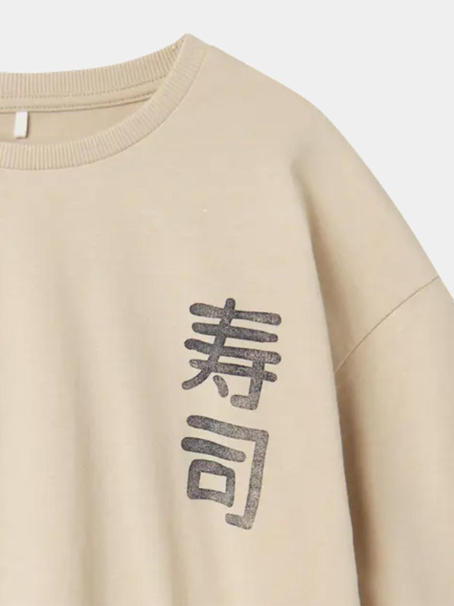 T-shirt à manches courtes nkmkane beige enfant - Name It