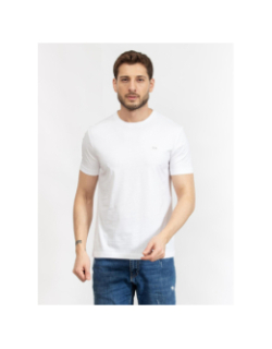 T-shirt smooth logo blanc homme - Calvin Klein