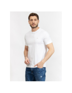 T-shirt smooth logo blanc homme - Calvin Klein
