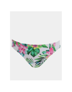 Maillot de bain 2 pièces à fleurs candy blanc fille - Lagon Bleu