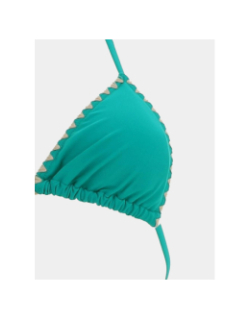 Maillot de bain 2 pièces lea uni vert fille - Lagon Bleu