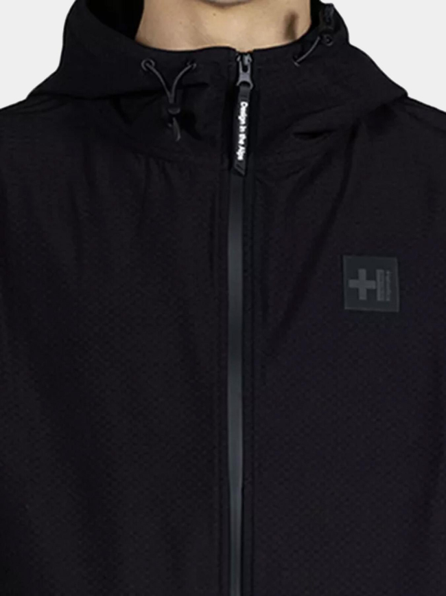 Veste à capuche jupiter noir homme - Helvetica