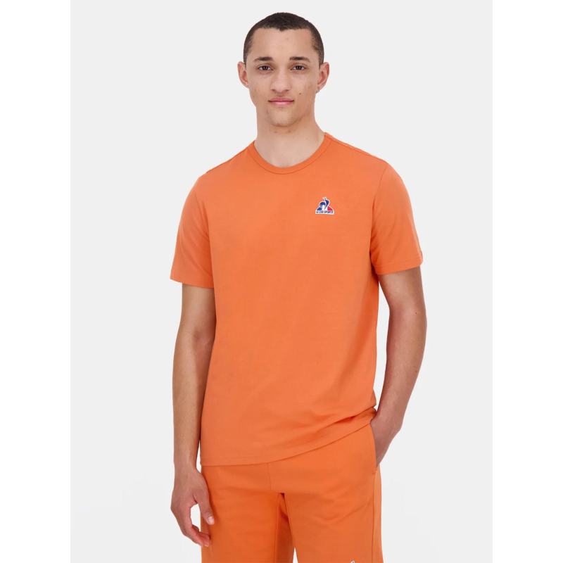 T-shirt à manches courtes n1 orange homme - Le Coq Sportif
