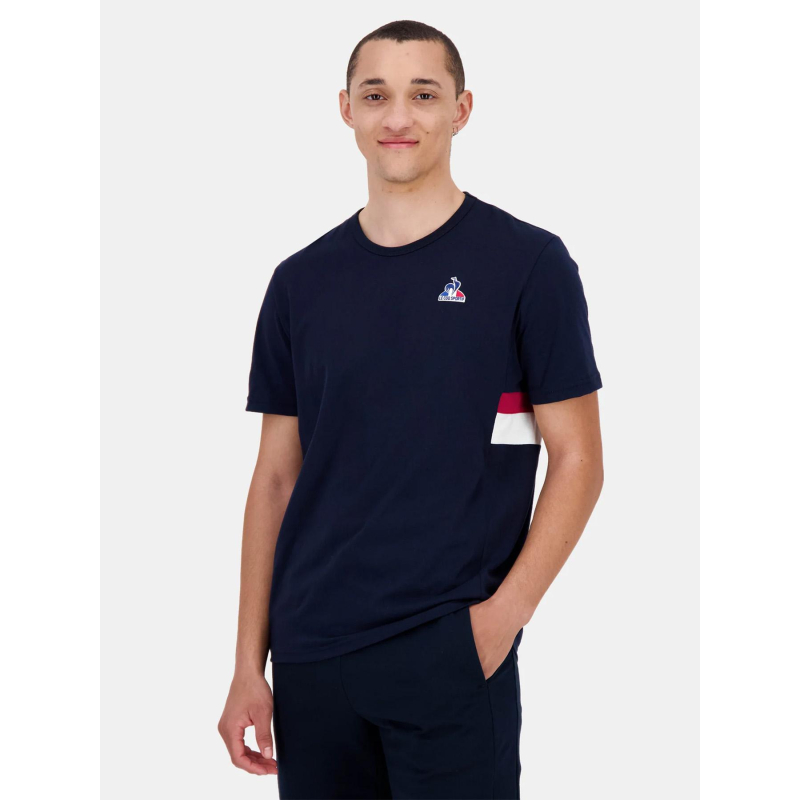T-shirt à manches courtes n3 bleu nuit homme - Le Coq Sportif