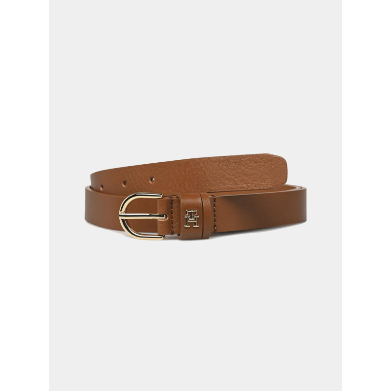 Ceinture en cuir effortless marron femme - Tommy Hilfiger
