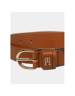 Ceinture en cuir effortless marron femme - Tommy Hilfiger