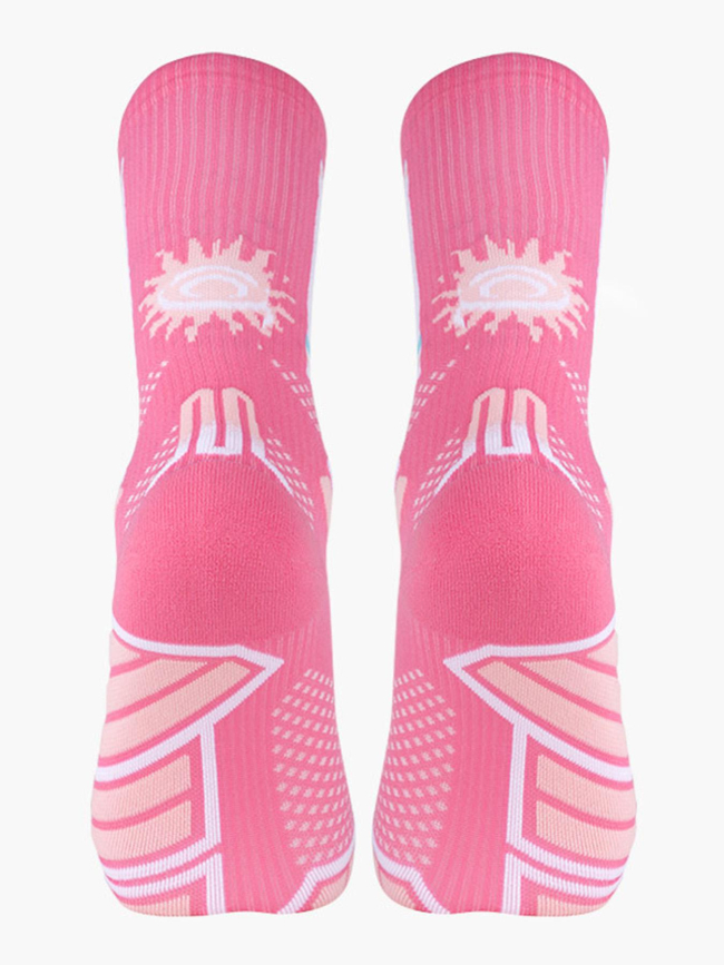 Paire de chaussettes de trail collector cocktail rose adulte - BV Sport