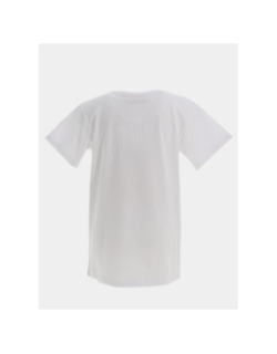 T-shirt logo brodé blanc garçon - American College