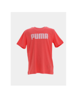 T-shirt back to school graphic rose fille - Puma