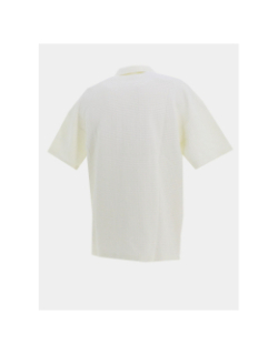 Polo à manches courtes en coton texturé banc homme - Adidas