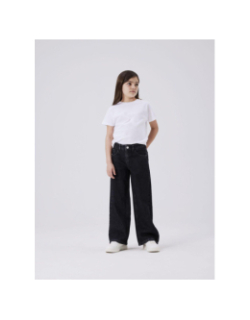 Jean jambes larges nkfrose noir fille - Name It