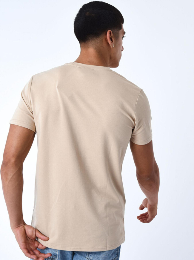 T-shirt à logo signature beige - Project X Paris