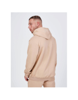 Sweat à capuche logo signature beige adulte - Project X Paris