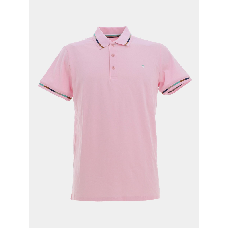 Polo gandil rose homme - Benson & Cherry