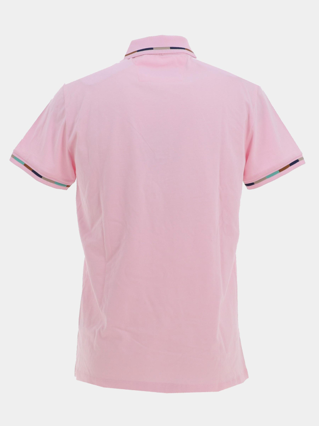 Polo gandil rose homme - Benson & Cherry
