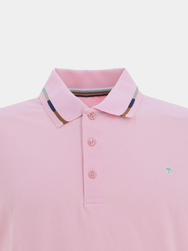 Polo gandil rose homme - Benson & Cherry