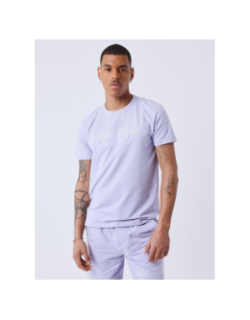 T-shirt à logo signature violet homme - Project X Paris