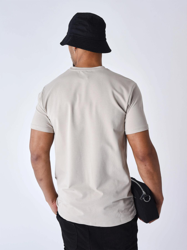 T-shirt à logo signature beige homme - Project X Paris