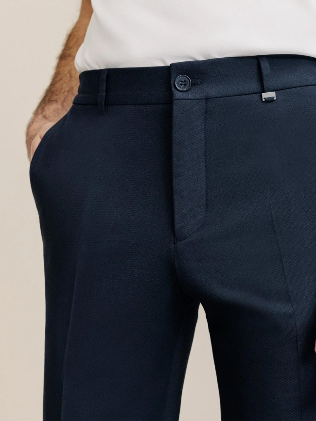 Pantalon chino pombou bleu marine homme - Izac