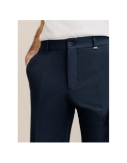 Pantalon chino pombou bleu marine homme - Izac
