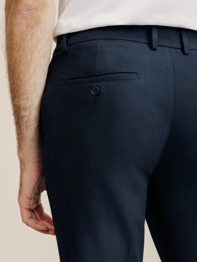 Pantalon chino pombou bleu marine homme - Izac