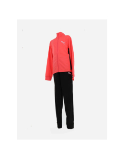 Ensemble de survêtement back to school rose et noir fille - Puma
