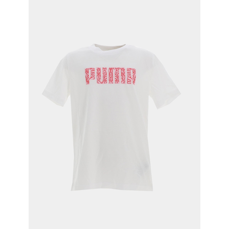 T-shirt à manches courtes bts graphic blanc fille - Puma