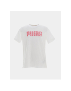 T-shirt à manches courtes bts graphic blanc fille - Puma