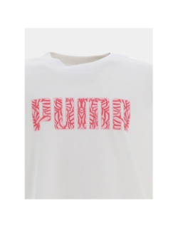 T-shirt à manches courtes bts graphic blanc fille - Puma