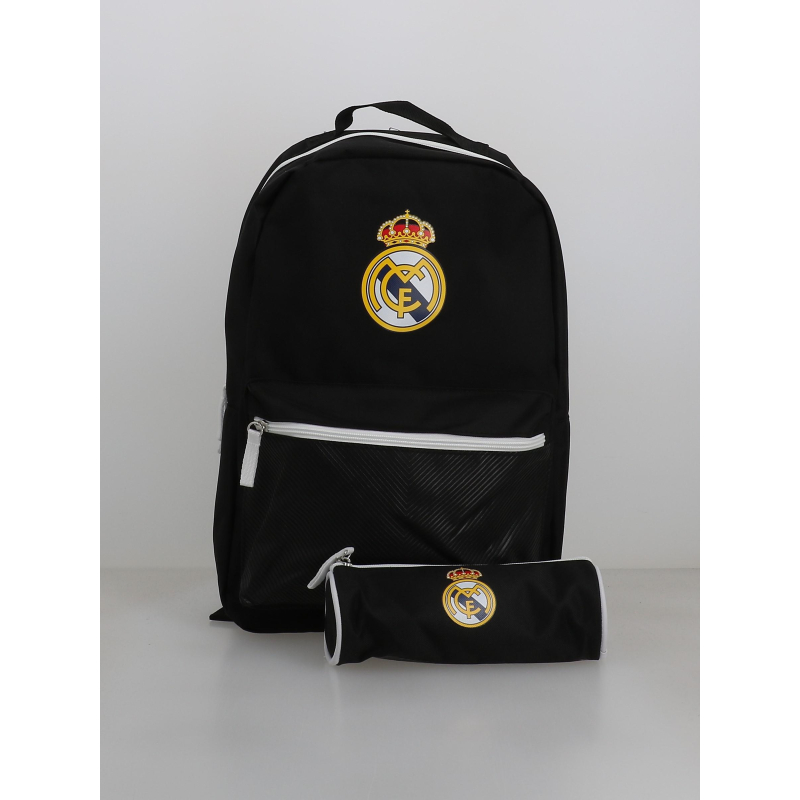 Ensemble sac à dos et trousse real noir - Real Madrid