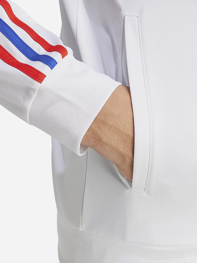 Veste entrée pelouse ol home 24/25 blanc adulte - Adidas