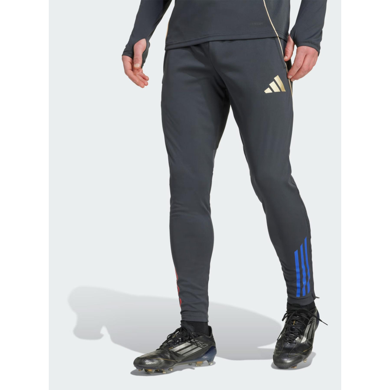 Pantalon d'entrainement football ol tiro 25 gris homme - Adidas