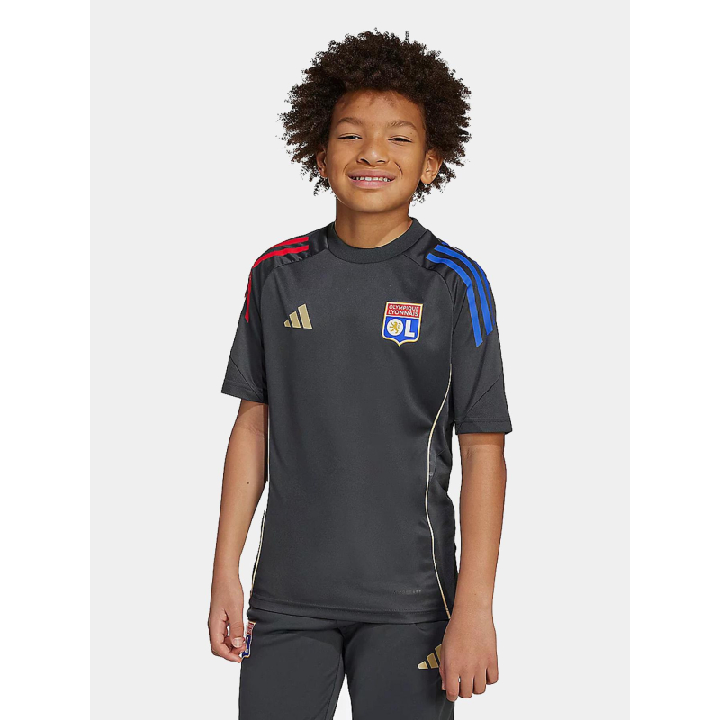Maillot d'entrainement de football ol 25 gris enfant - Adidas