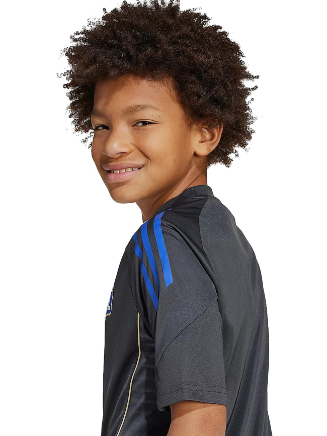 Maillot d'entrainement de football ol 25 gris enfant - Adidas