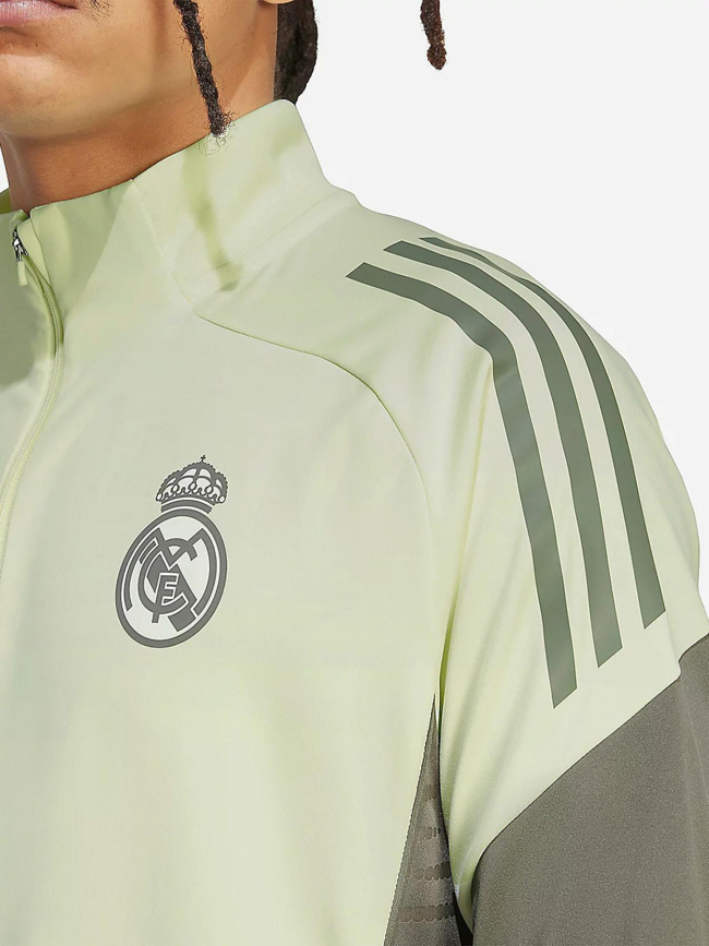 Haut d'entrainement de football real madrid 25 vert homme - Adidas