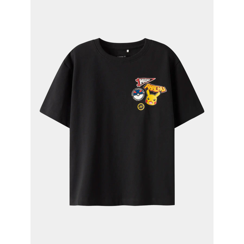 T-shirt à manches courtes nkmjeno pokemon noir enfant - Name It