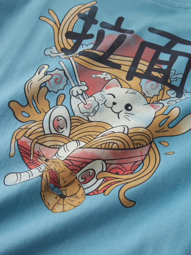 T-shirt à manches courtes nkmkane bleu garçon - Name It