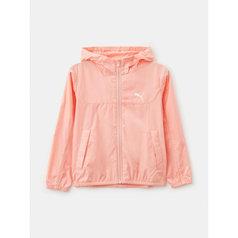 Veste coupe vent ess regular windbreaker rose enfant - Puma