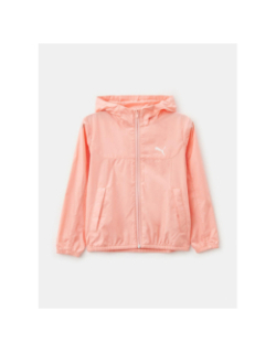 Veste coupe vent ess regular windbreaker rose enfant - Puma