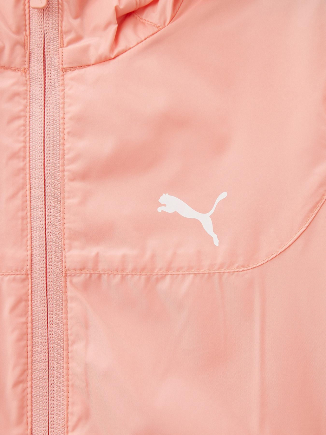 Veste coupe vent ess regular windbreaker rose enfant - Puma