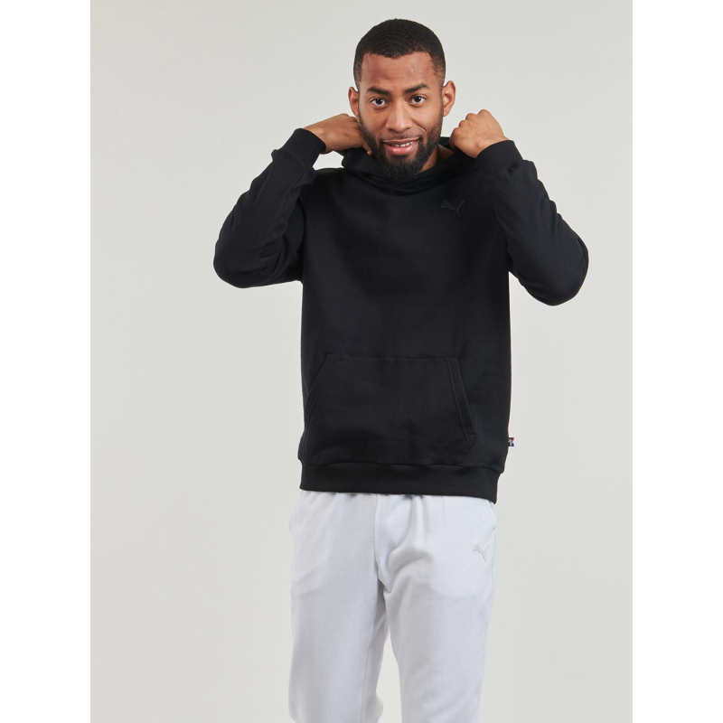 Sweat à capuche mif emboridery comfort noir homme - Puma