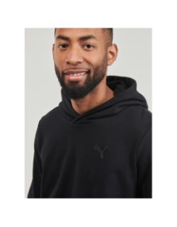 Sweat à capuche mif emboridery comfort noir homme - Puma